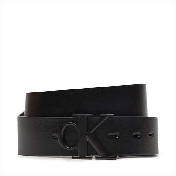 Pánsky opasok Calvin Klein Ro Mono K50K512069 Čierna