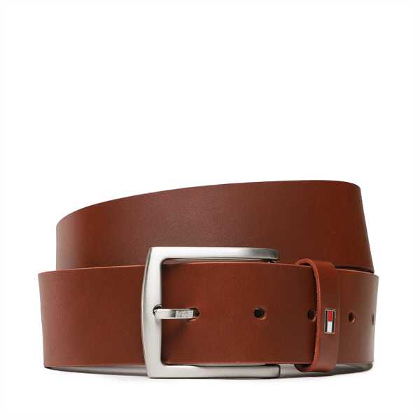 Pánsky opasok Tommy Hilfiger New Denton Belt 4.0 E367863162 Hnedá