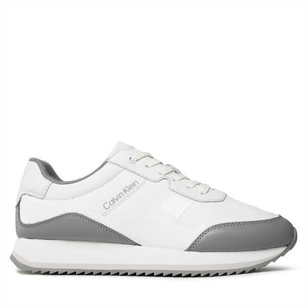 Sneakersy Calvin Klein Low Top Lace Up Heat Bond HM0HM00551 Biela